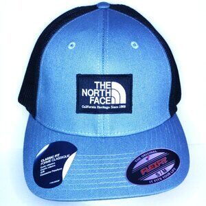 North Face Trucker Style Hat New With All Tags Never Worn Goblin Blue Size S/M